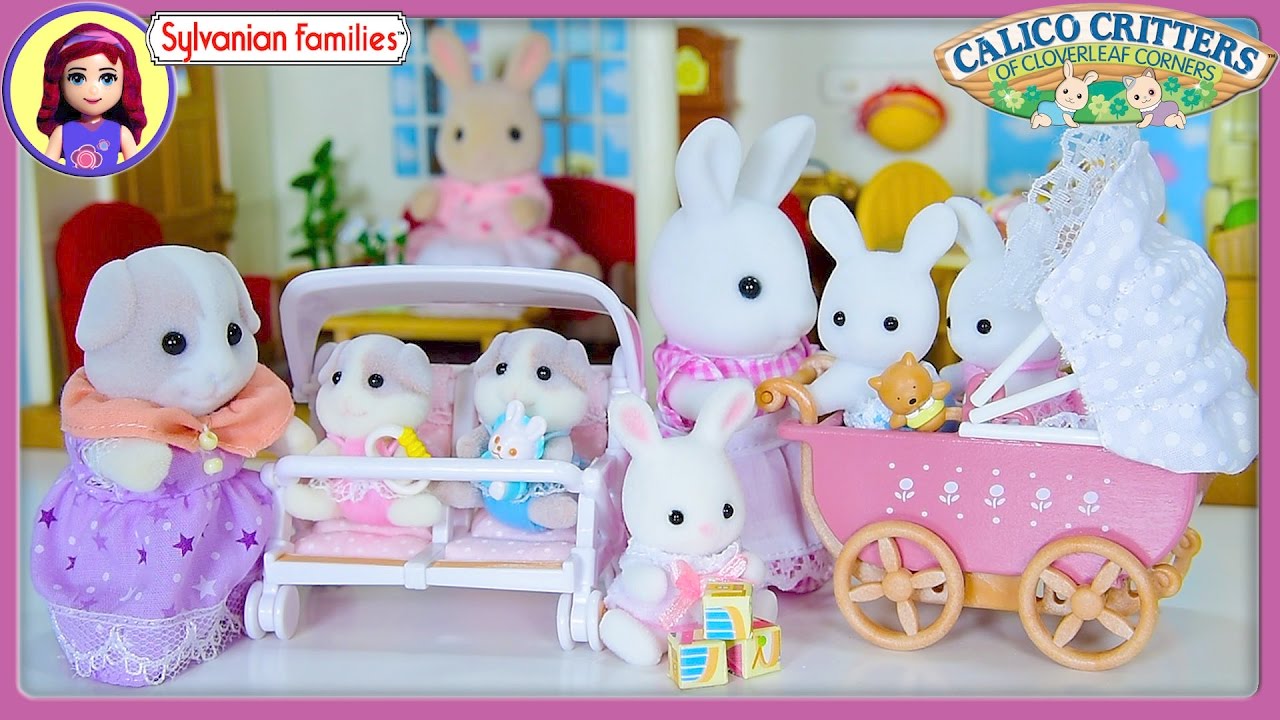 sylvanian families baby pram