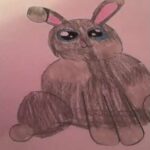 How to draw a cute bunny! Make and Easter card with me!