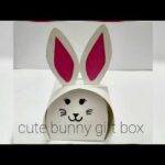 Cute Bunny mini gift box/birthday gift box / paper craft/ mini box